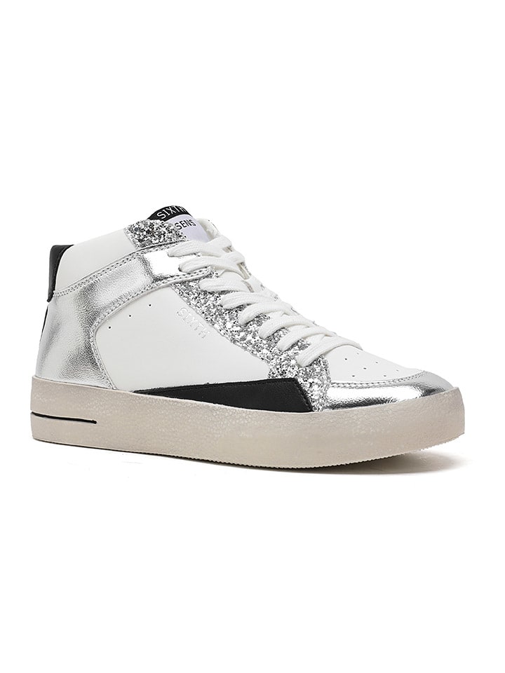 Sixth Sens Sneakers in Weiß/ Silber günstig kaufen