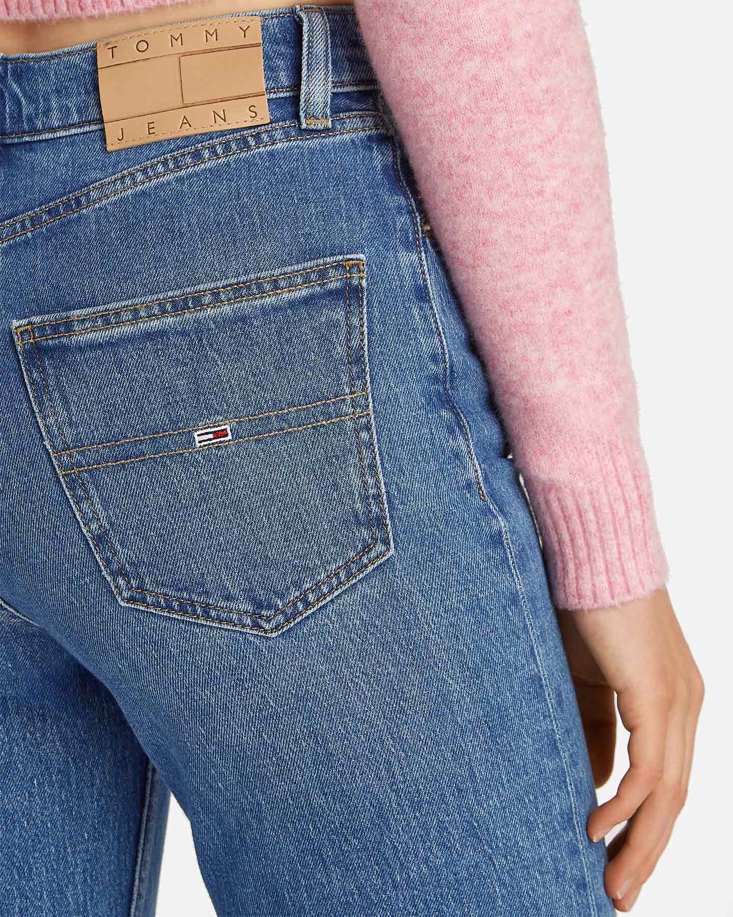 Leginsy Tommy Hilfiger Laila High Rise Slim L32 W DW0DW19563-1A5