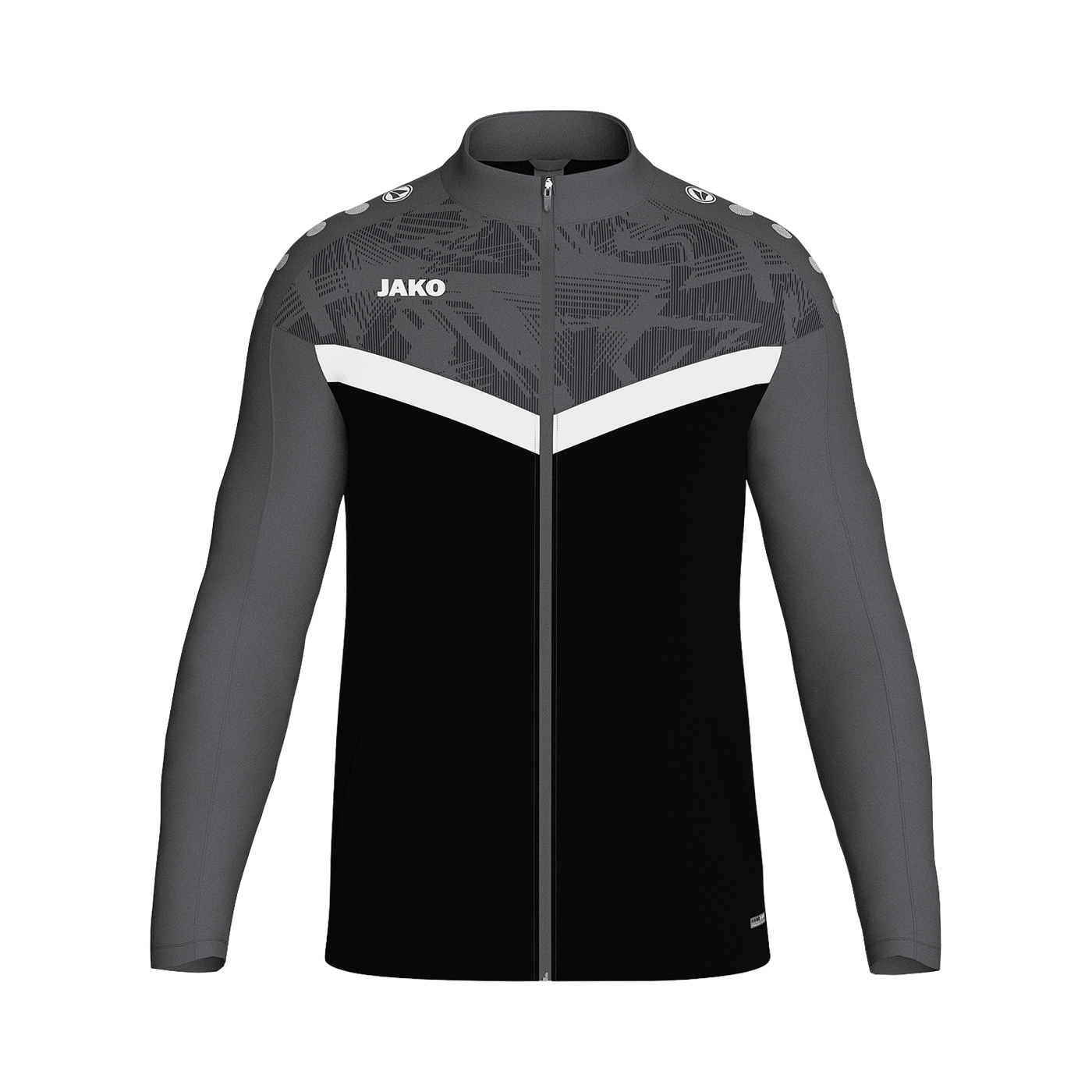 JAKO Iconic Polyesterjacke Kids Schwarz F801