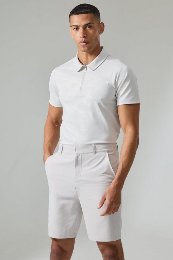 Man Active Camouflage Golf Poloshirt