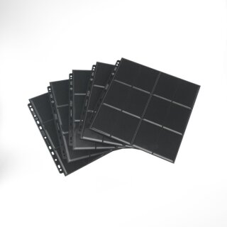 Gamegenic - 24-Pocket Sideloading Pages Black (10 pcs)