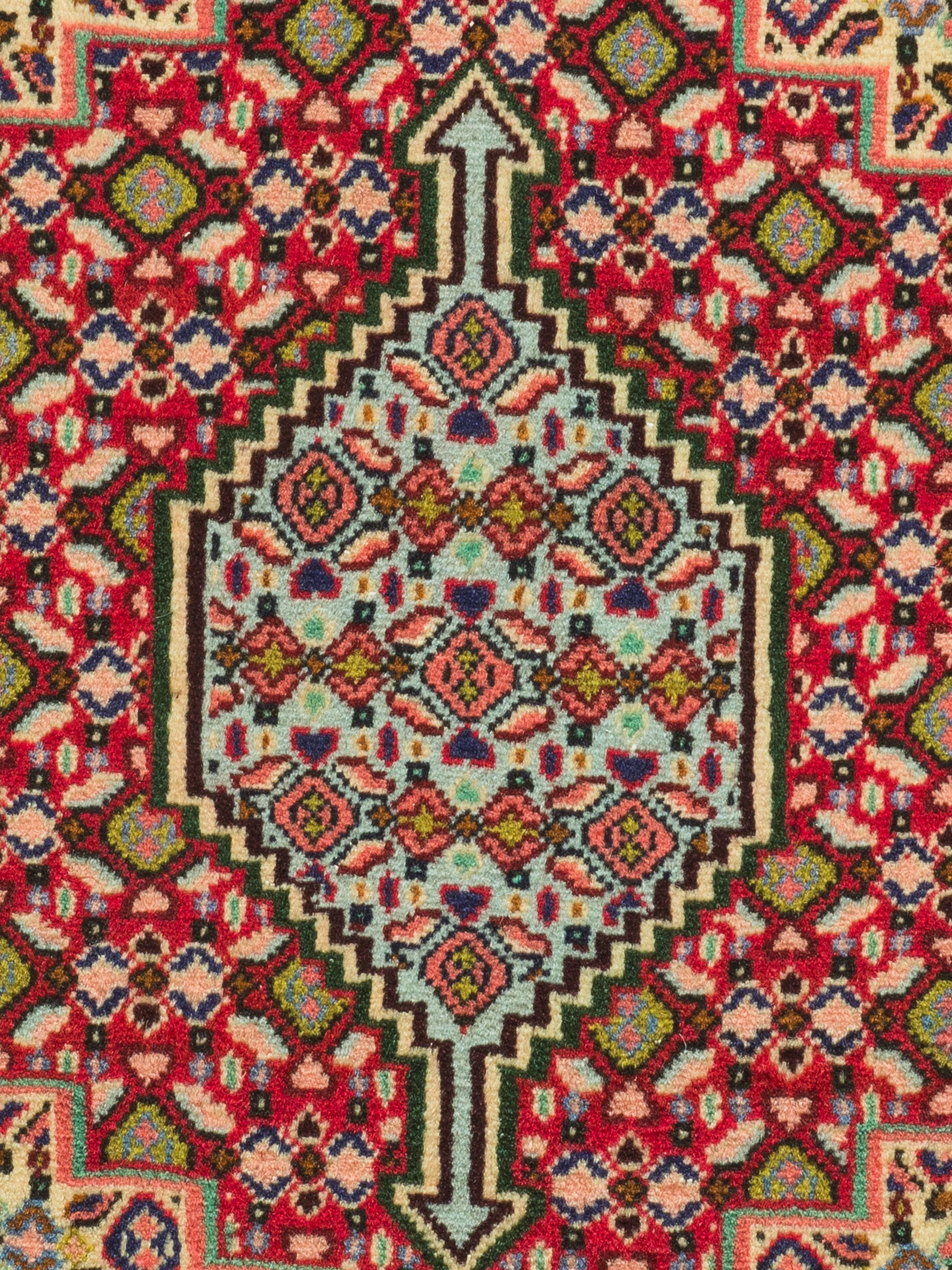 Senneh ca. 80 x 108 cm, Unikat / Einzelstück