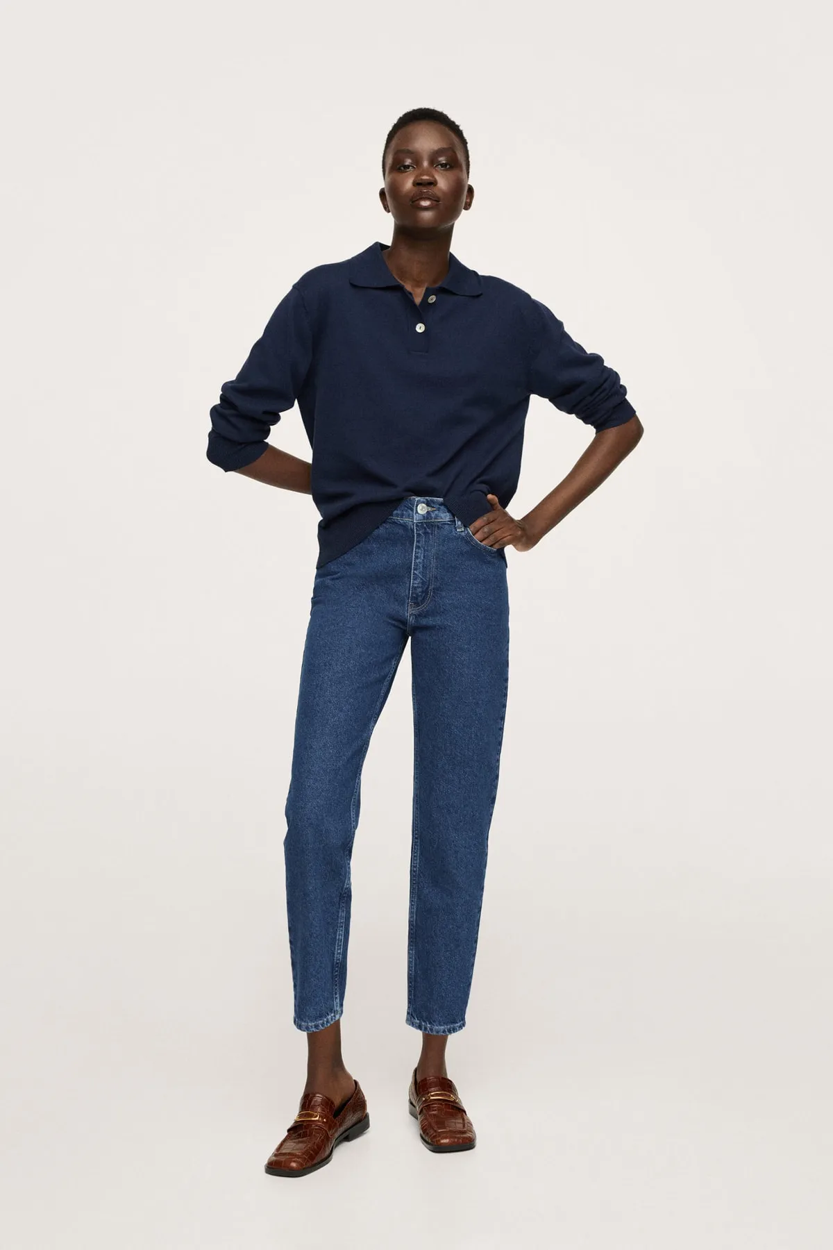 MANGO  Blaue Damenjeans 17005949