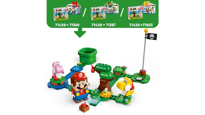 LEGO Super Mario 71428 Yoshis wilder Wald – Erweiterungsset mit 2 Figuren