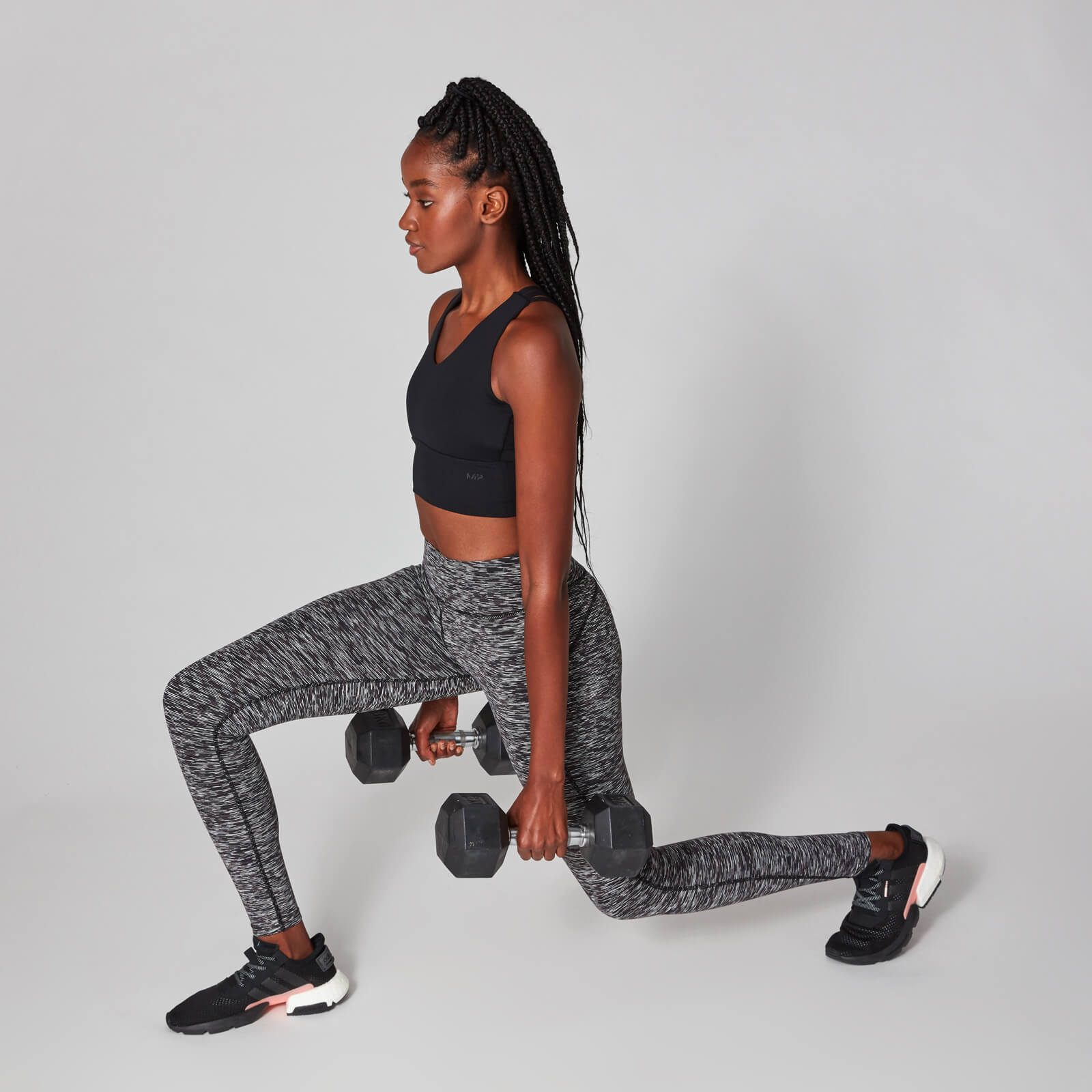 Legging MP Power pour femmes – Noir Space Dye