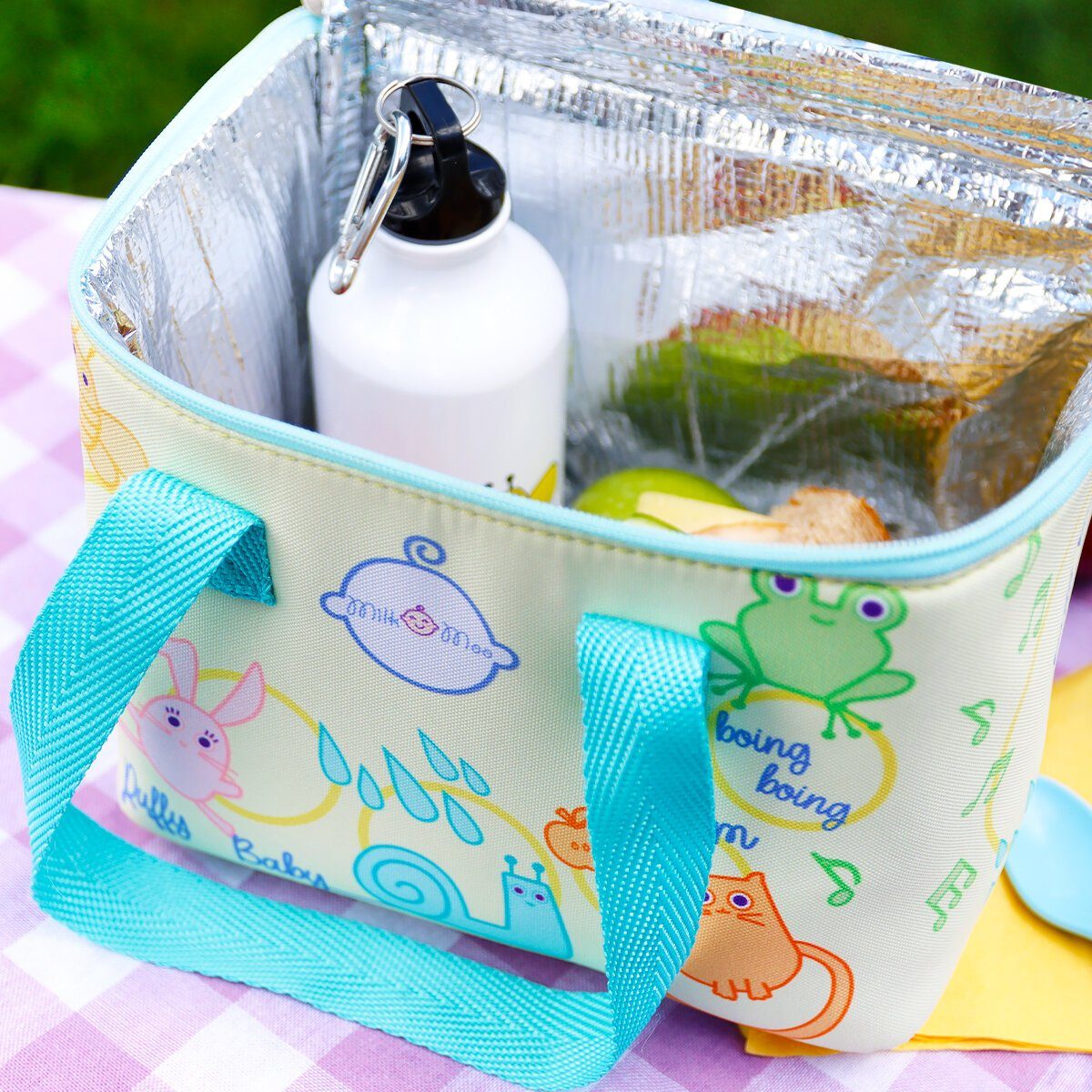 MILK&MOO Kühltasche Milk&Moo Lunchbox, Lunchtasche, Brotdose, Kühltasche, Gelb