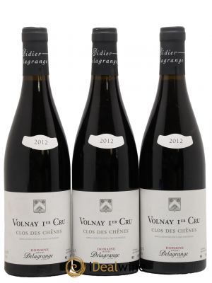 Volnay 1er Cru Clos Des Chenes Domaine Henry Delagrange 2012 - Lot de 3 Bouteilles
