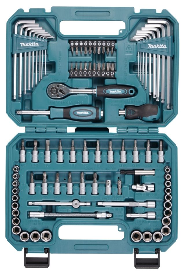 Set scule manuale Makita Accessories E-15752, 91 de piese - metrice și imperiale