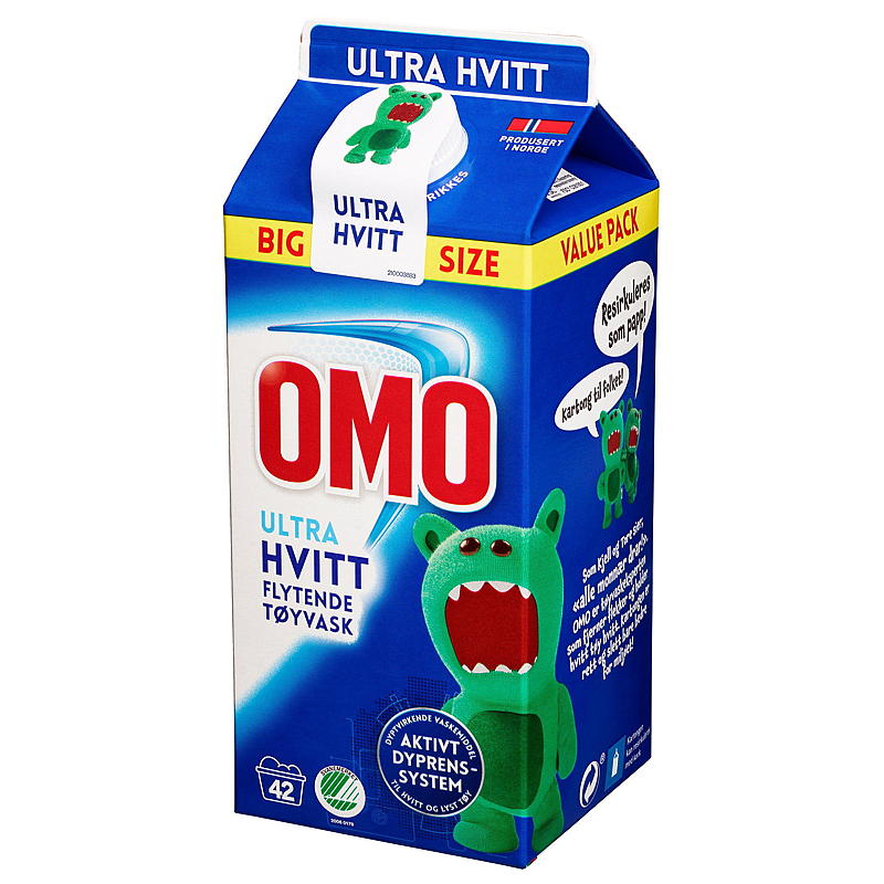Omo Omo Ultra Hvitt 1,5 l kartong