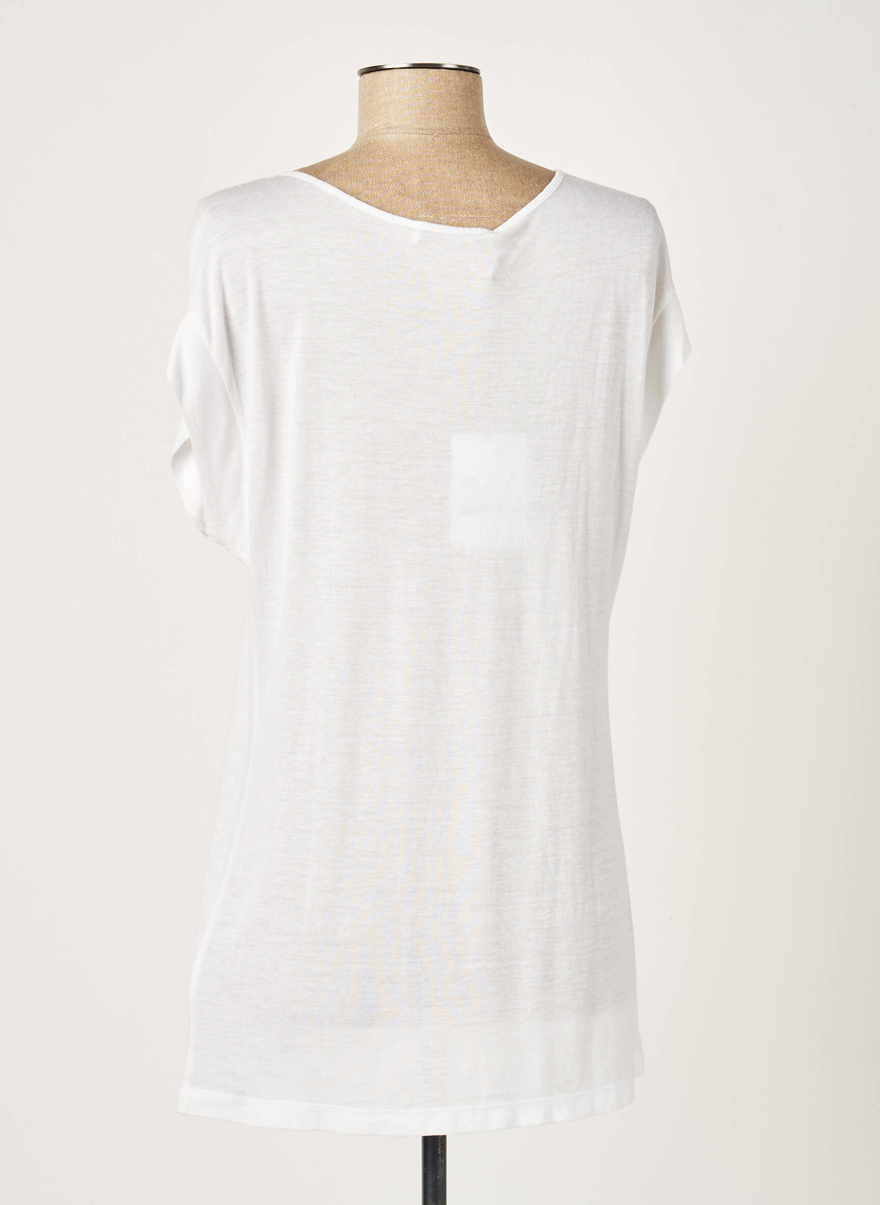 Allude Tuniquemanchecourte Femme couleur blanc