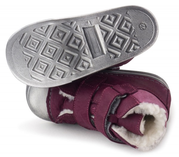 Däumling softie ~ Epio HighCut Winter Klettschuh ~ Fuchsia
