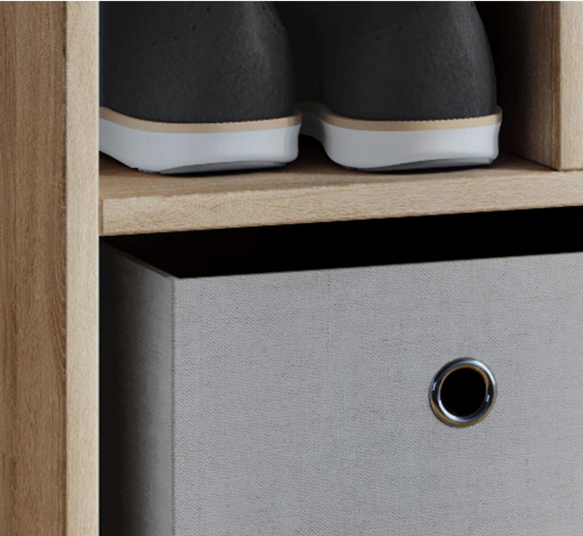 VCM Schuhschrank Hinsol XL Sonoma-Eiche