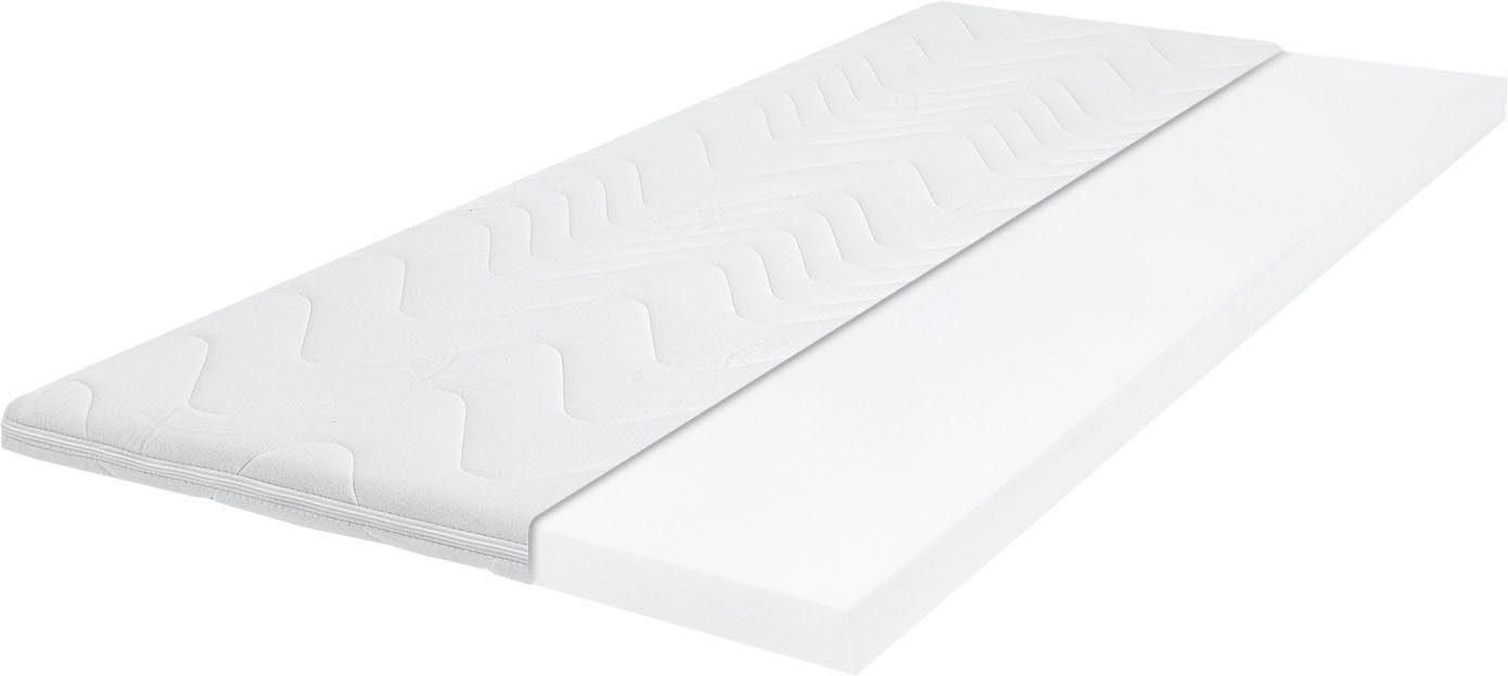 Komfortschaummatratze Topper Basic 25, Breckle Northeim, 6 cm hoch, (1-tlg), atmungsaktiver Topper, in verschiedenen Größen erhältlich