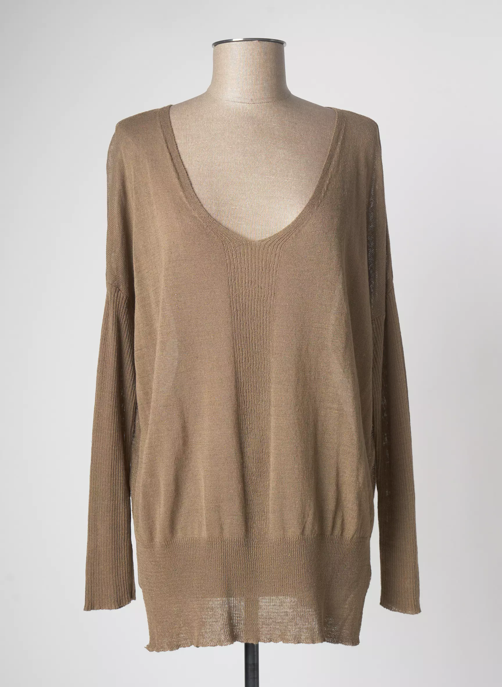 Lauren Vidal Pull Tuniques Femme couleur marron