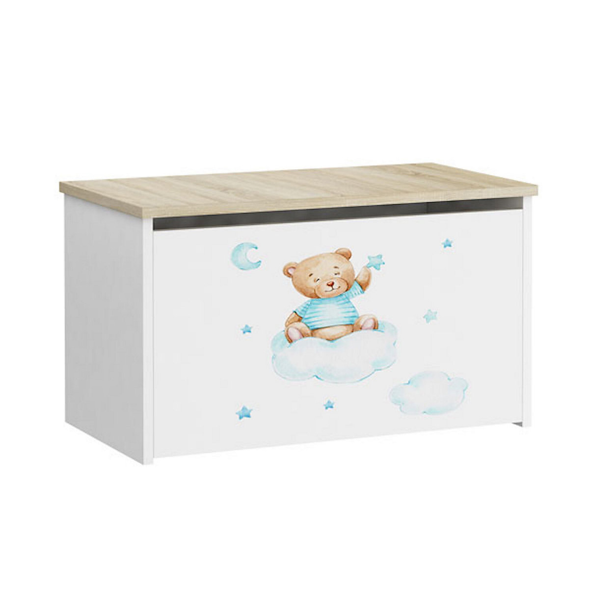 Spielzeugtruhe Sitztruhe Daria 73cm Motiv wählbar mit 1 Klappe