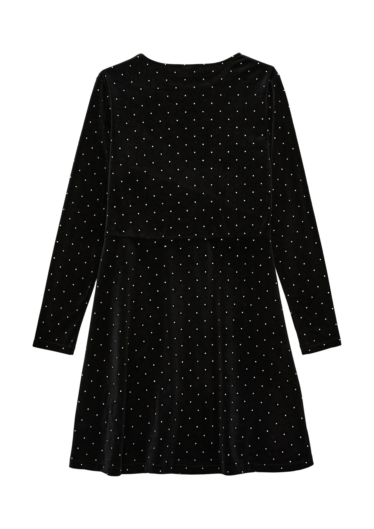 s.Oliver Junior A-Linien-Kleid mit gepunktetem Muster