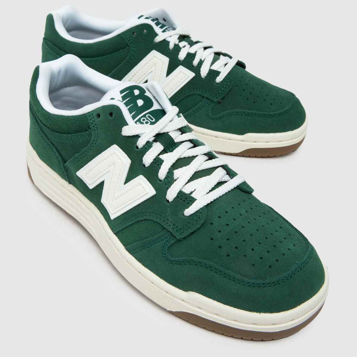 New Balance 480 sötétzöld sportcipő