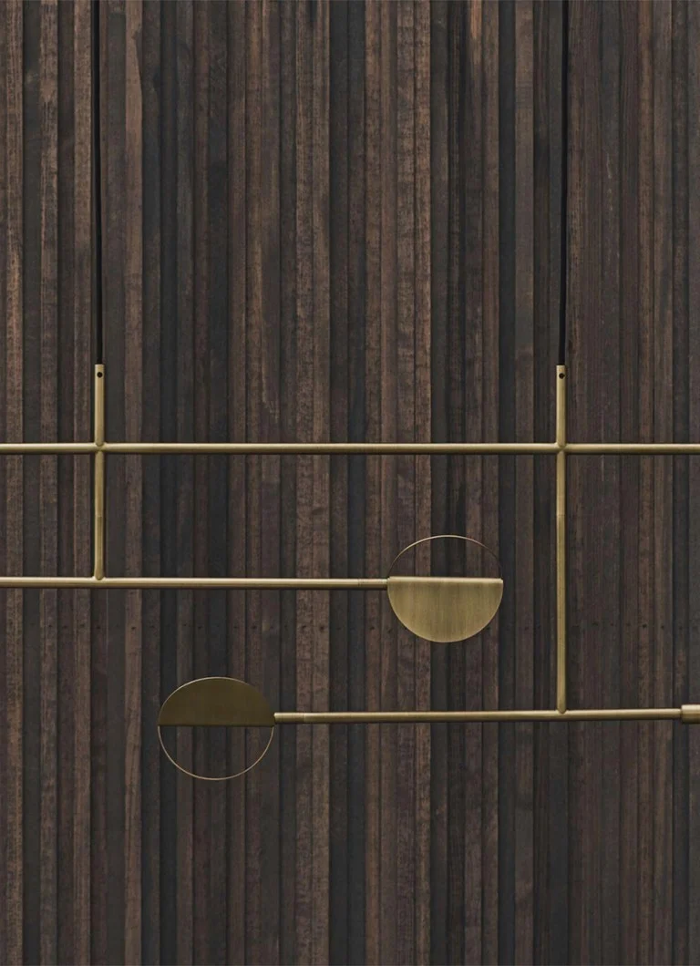 Závěsná lampa Bolia Leaves LED 40,8 x 125 cm