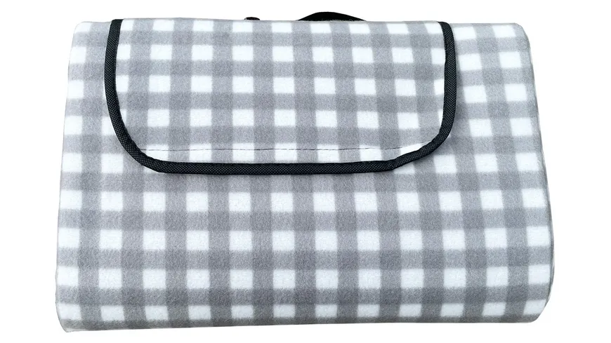TRENDSHOP Picknickdecke Fleece kariert
