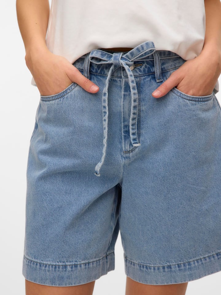 Vero Moda Jeans-Shorts in Light Blue Denim günstig kaufen