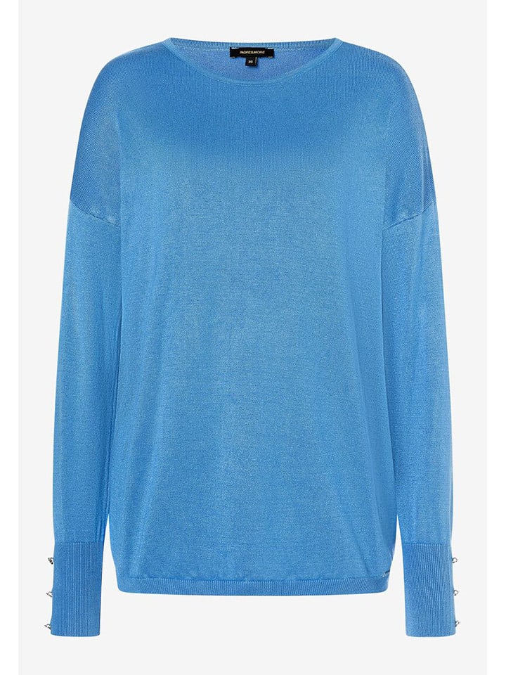 More & More Pullover in Hellblau günstig kaufen