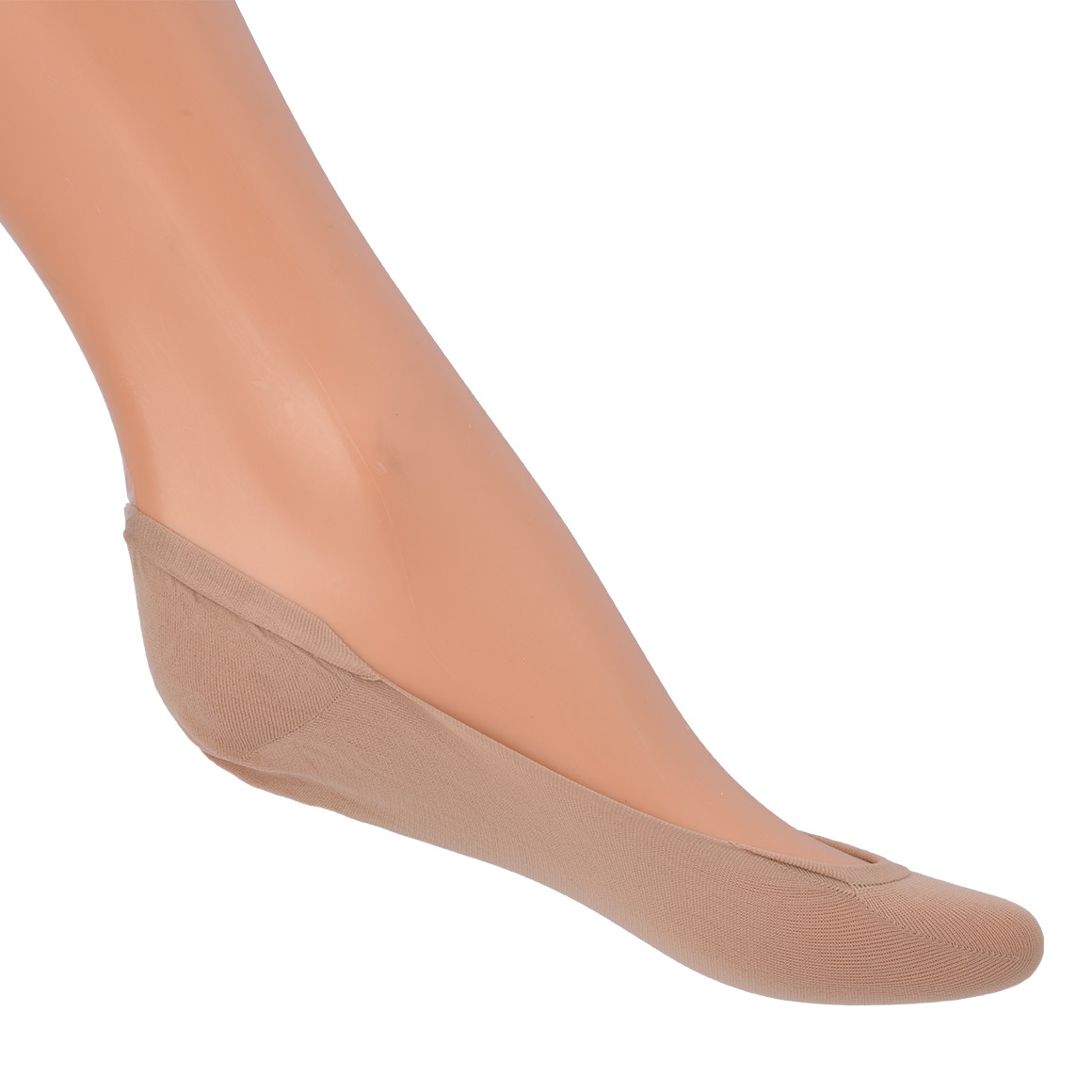 2 Paar Damen Ballerina-Füsslinge ohne Naht