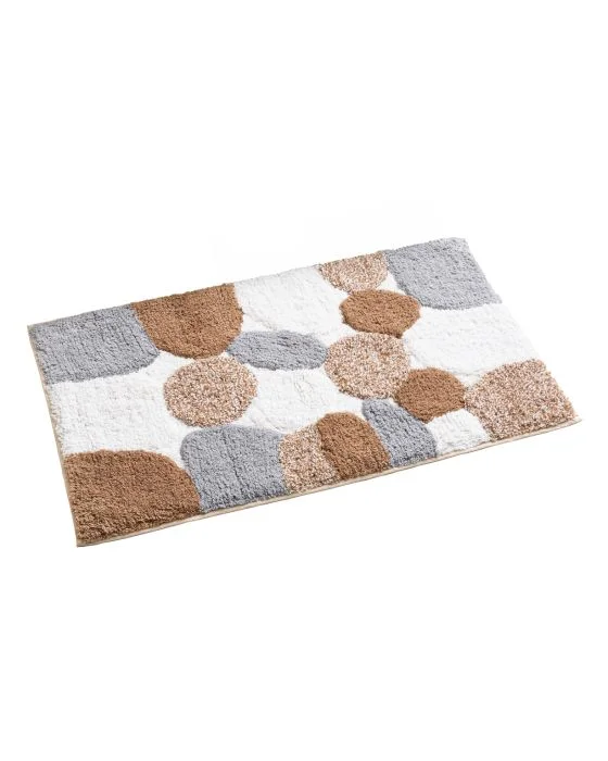 Tapis de bain motif galets