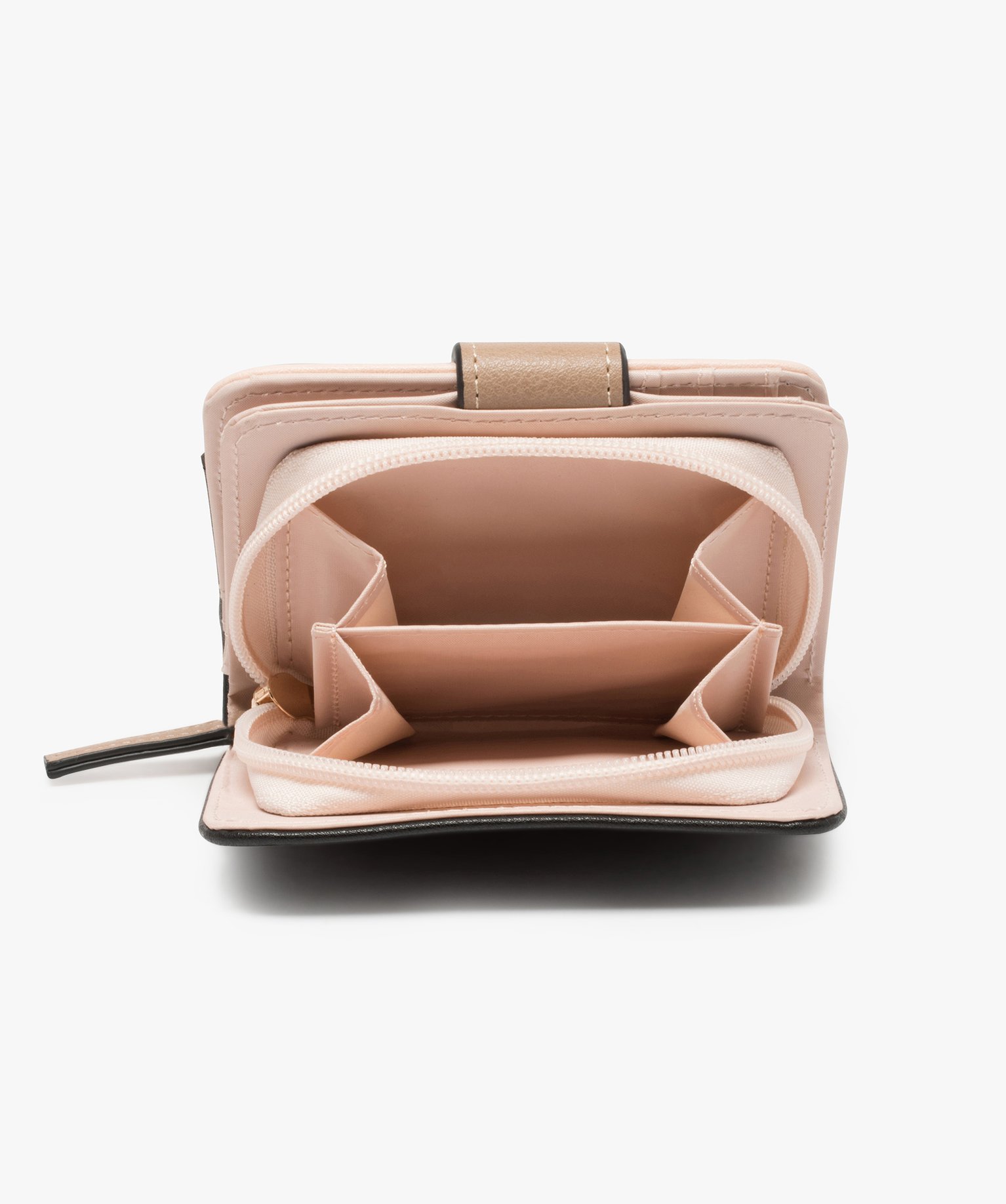 Porte-monnaie femme tricolore noir | GEMO