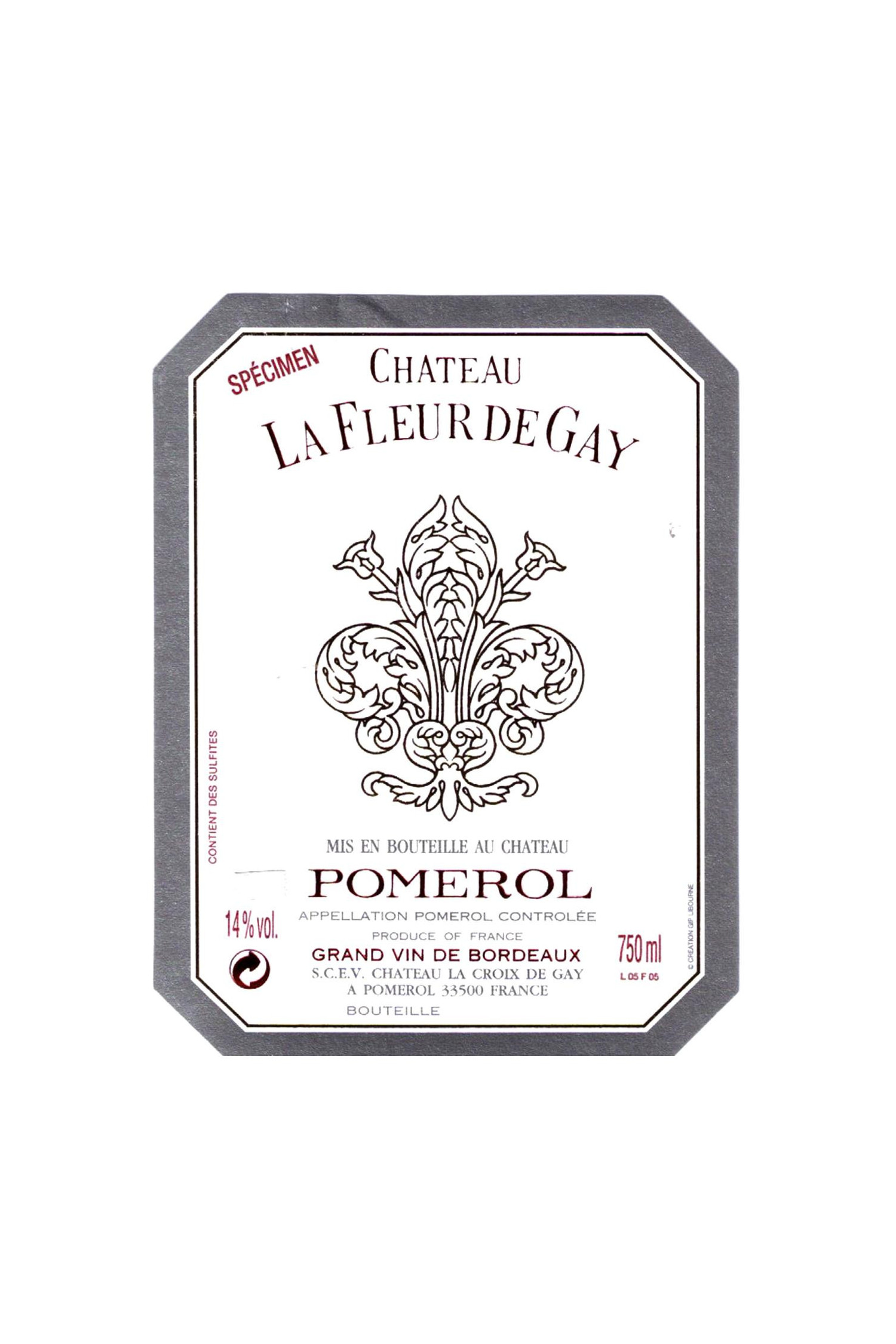 Château La Fleur De Gay Magnum 2008, Pomerol