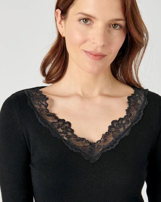T-shirt manches longues Essential, 20% laine