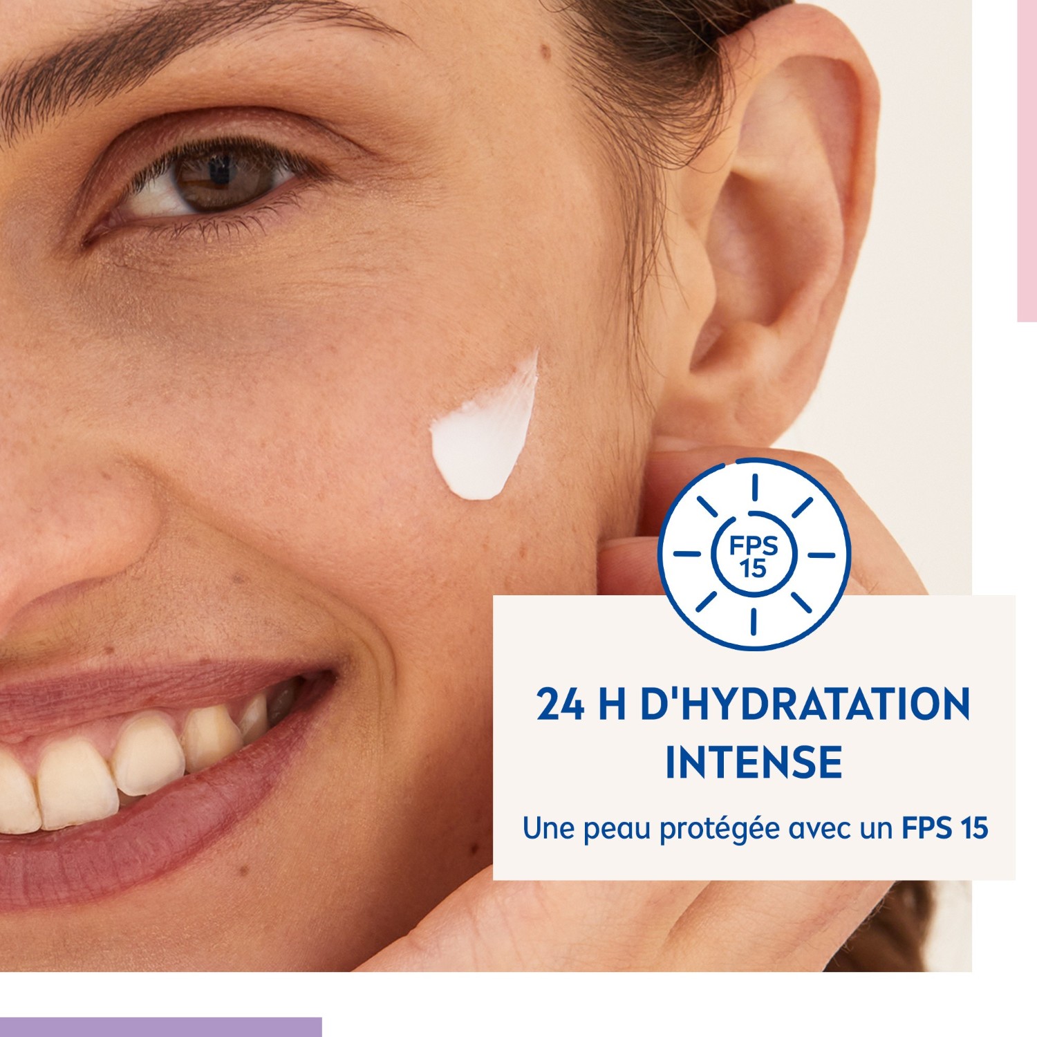 NIVEA 24H fuktighetsgivende frisk dagkrem med vitamin E SPF 15 for normal hud