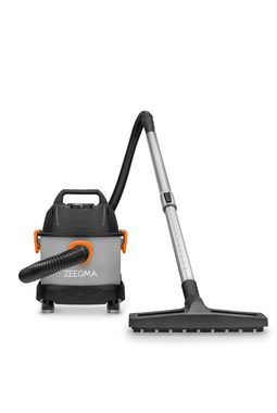 Zeegma Industriesauger Zonder Pro Compact, 1000,00 W, mit Beutel für trockenes Saugen, ohne Beutel für Saugen mit Wasser, Staubsauger für Trocken- und Nasssaugung + Gebläsefunktion