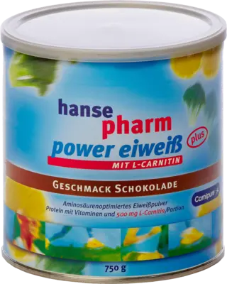 HANSEPHARM Power Eiweiß plus Schoko Pulver  750 g  Pulver