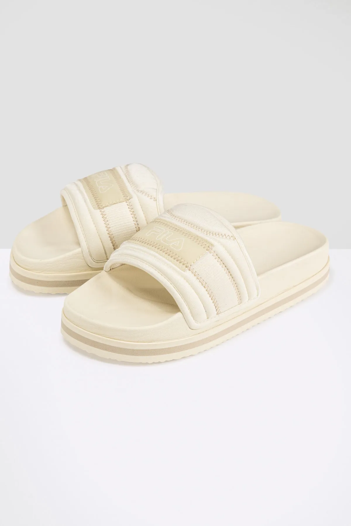 Fila  Hausschuhe in Marshmallow-Oyster-Grau für Damen/Mädchen