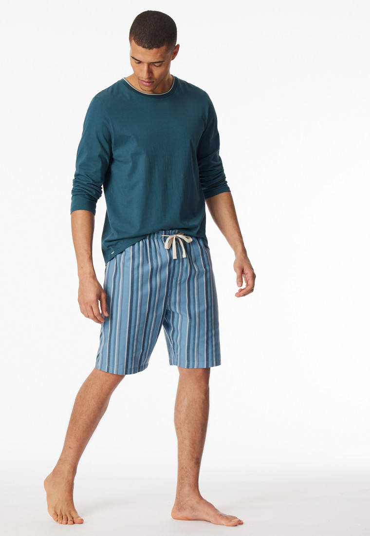 Bermudashorts Webware Organic Cotton mehrfarbig gestreift - Mix+Relax