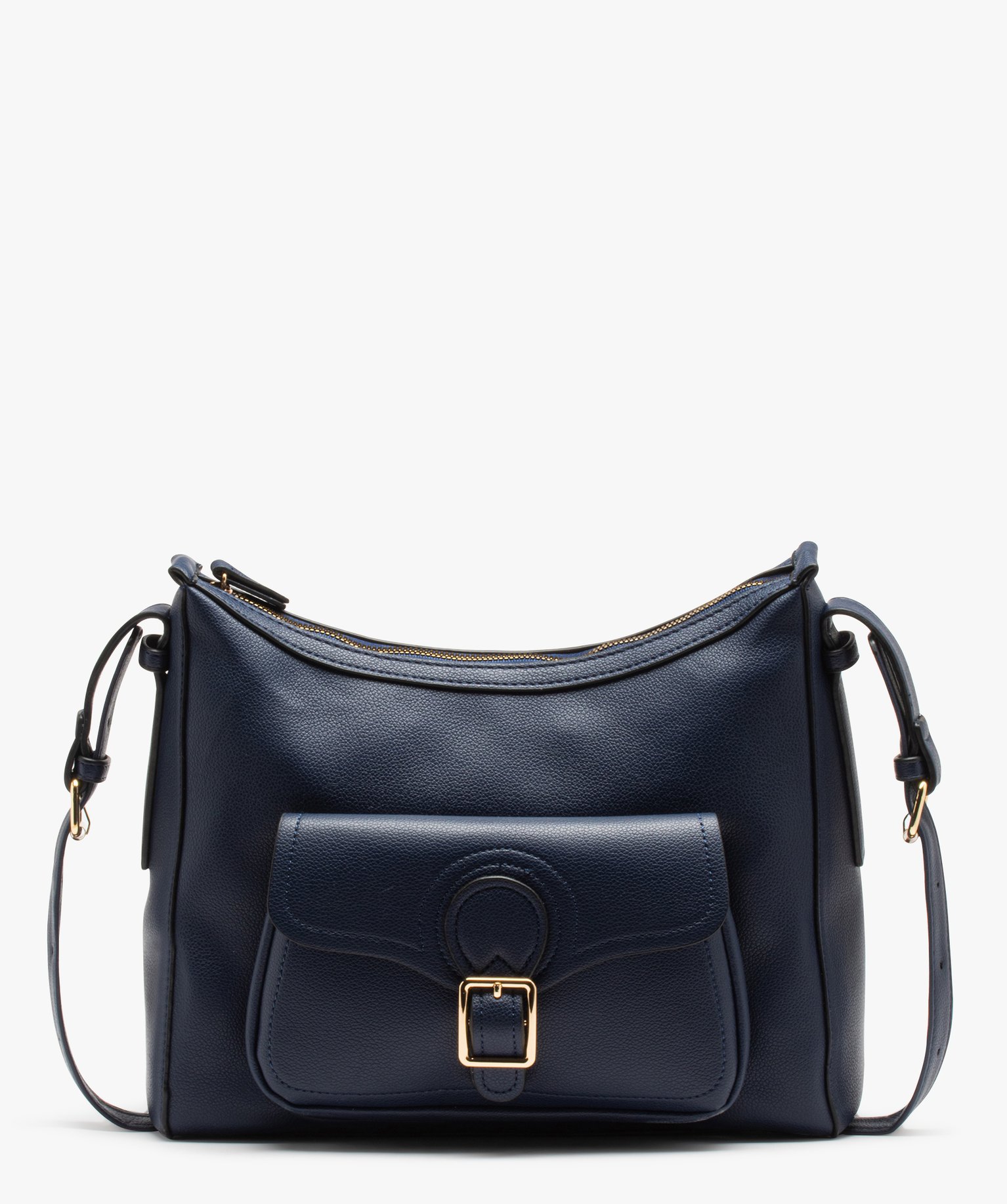 Sac bandoulière grand format femme bleu | GEMO
