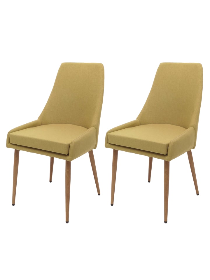 MCW 2er-Set Esszimmerstuhl O27, Grün günstig kaufen onesize