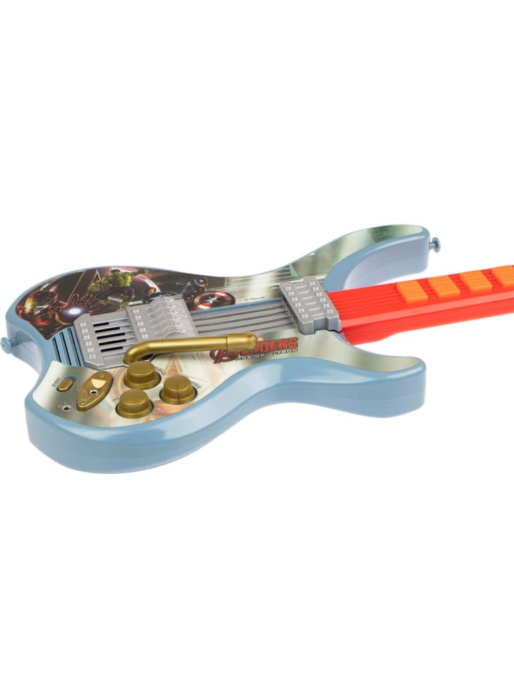 Avengers Elektronische Gitarre – Mit Schutzbrille für kleine Musikhelden in Mehrfarbig günstig kaufen 55