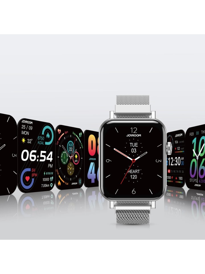 COFI 1453 Smartwatch mit IP68 Schutz Silber in Silber günstig kaufen onesize