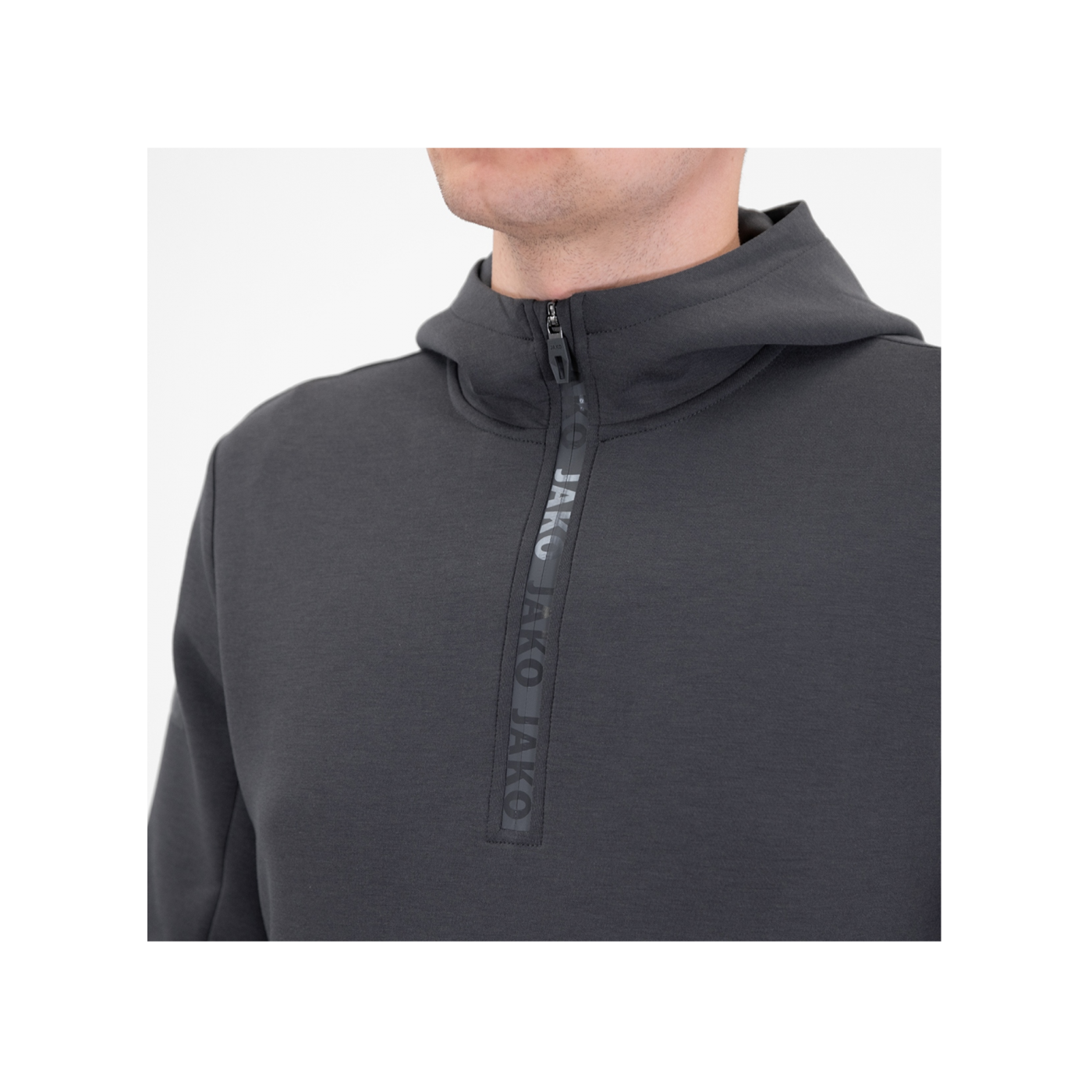 JAKO Pro Casual Kapuzenjacke Grau F855