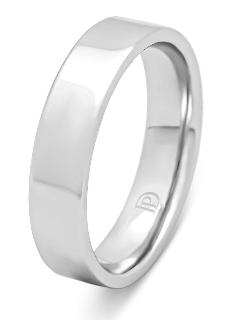 Diamond Point Witgouden Wedding Ring