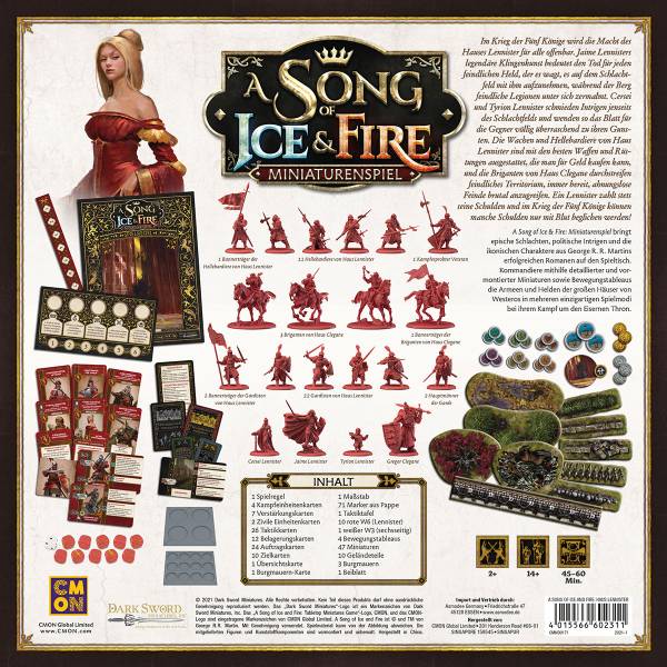 A Song of Ice & Fire – Lennister Starterset