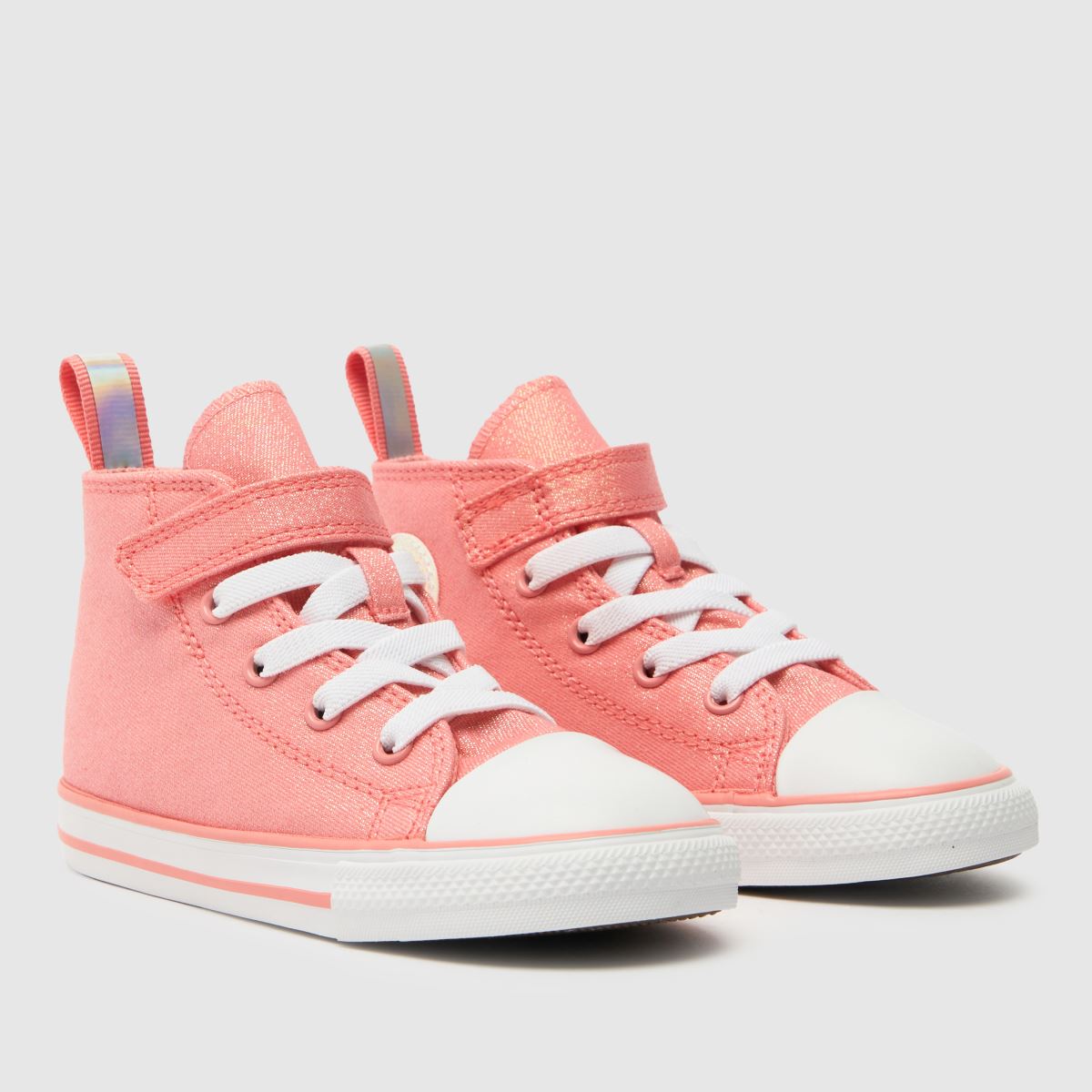 Converse Peach All Star Hi 1v Skimrande Sneakers För Flickor