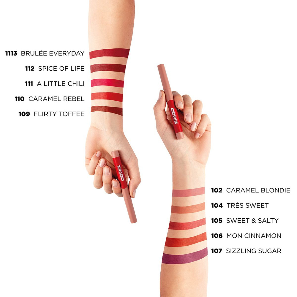 L´Oréal Paris Infaillible Matte Lip Crayon 110 Caramel Rebel 1.3g Rouge à lèvres