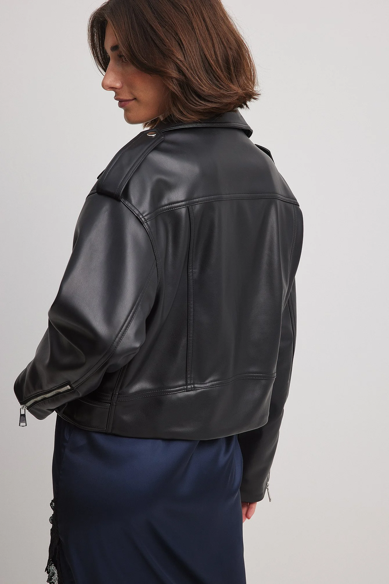 PU Biker Jacke