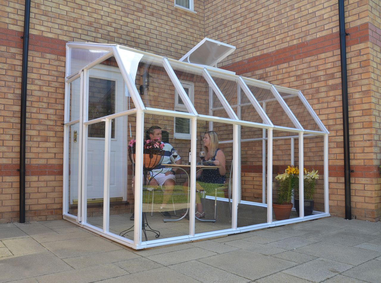 Canopia by Palram Gewächshaus Sun Room  324x200,5cm Weiß