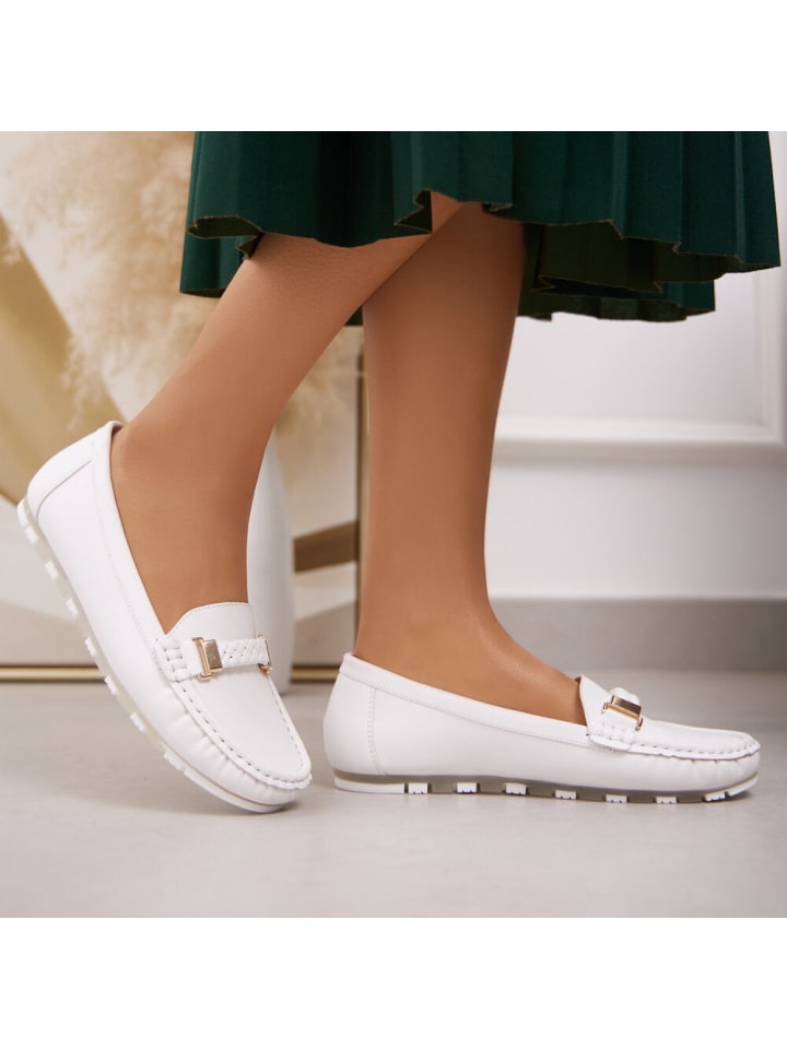 Ital-Design Halbschuh in Weiß günstig kaufen
