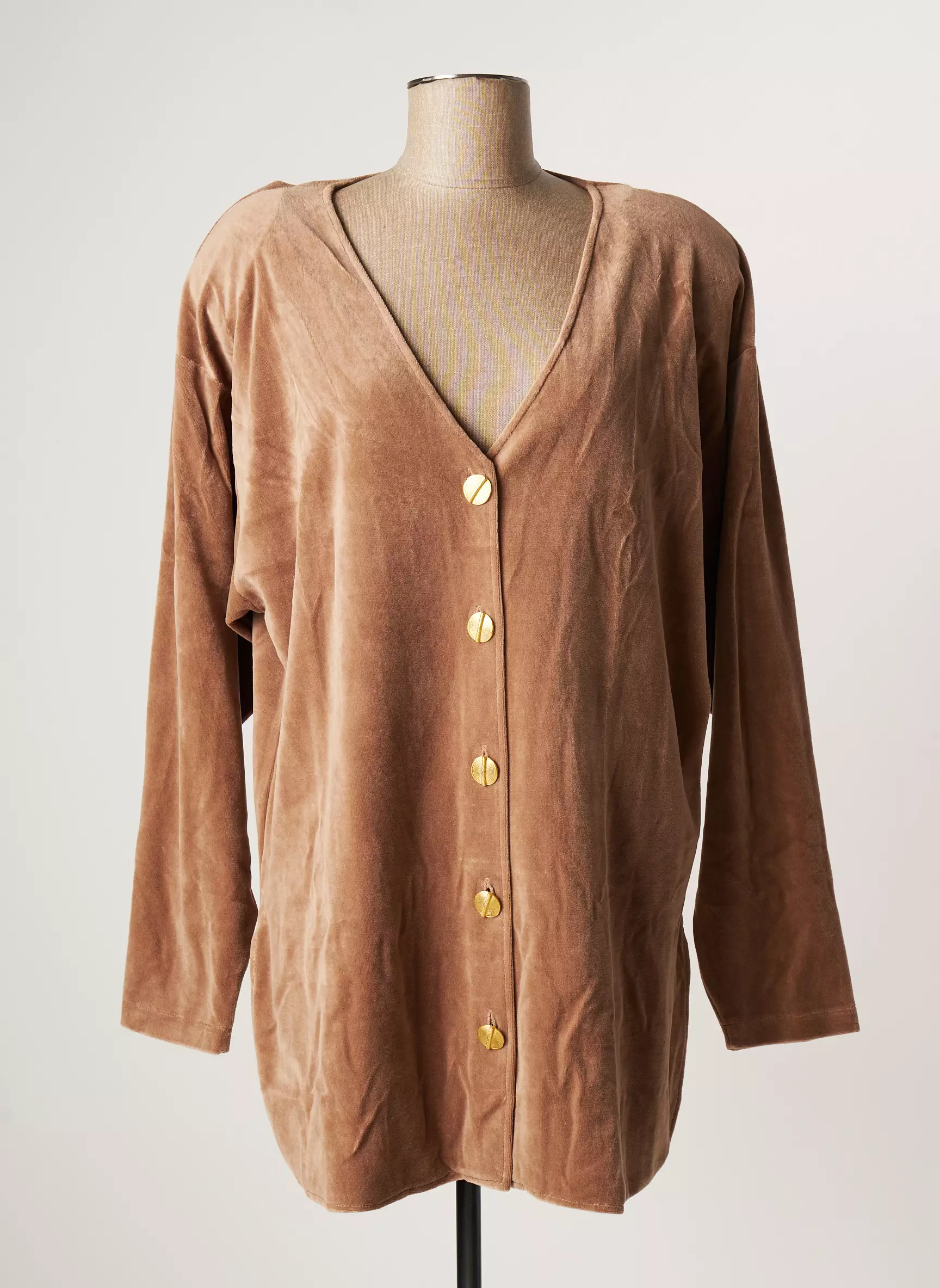 Lauren Vidal Vestecasual Femme couleur marron