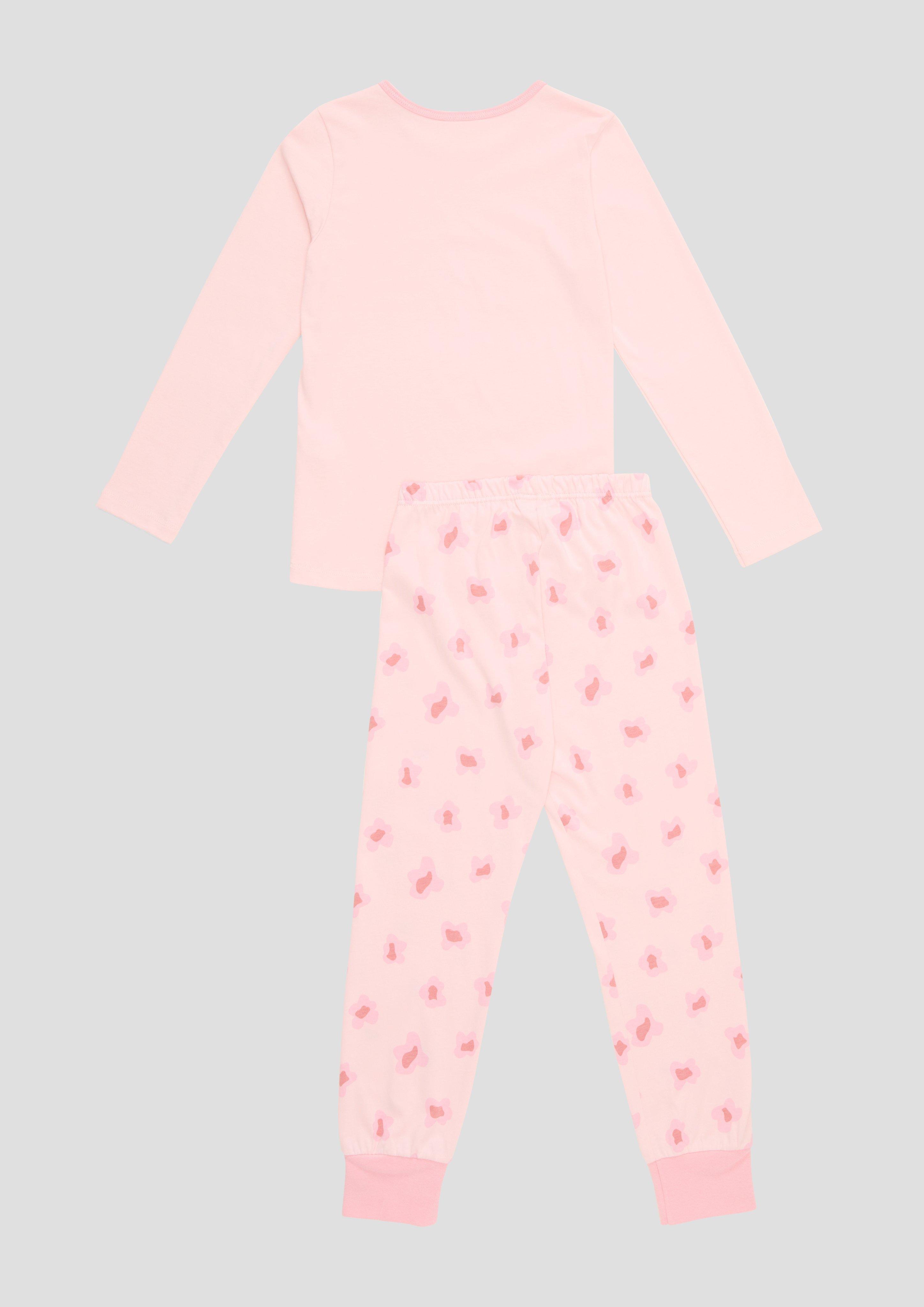 Langes Pyjama-Set aus reiner Baumwolle  6008520-3278