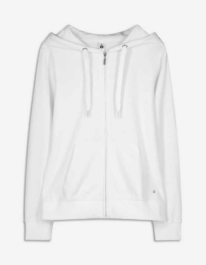 Sweatjacke - Kapuze mit Tunnelzug
